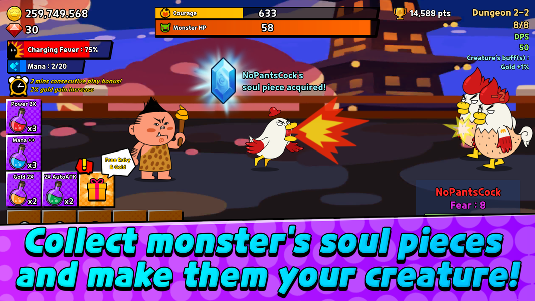 Be my summoner - Gameplay image of android game