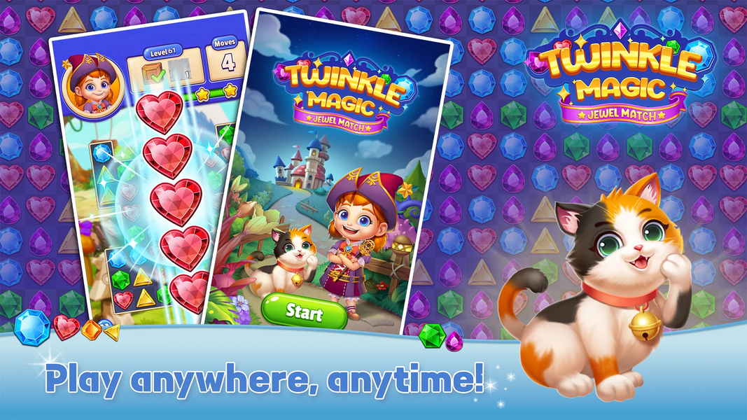 Twinkle Magic: Jewel Puzzle - عکس بازی موبایلی اندروید