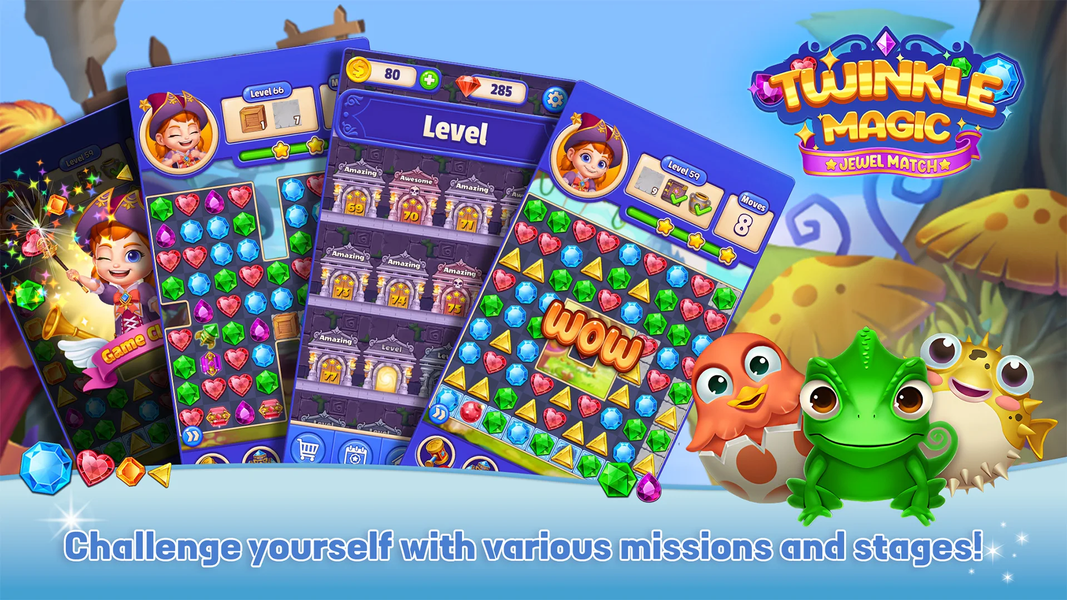 Twinkle Magic: Jewel Puzzle - عکس بازی موبایلی اندروید