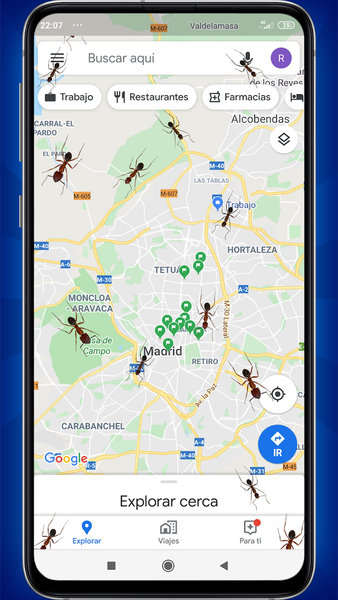 Ants on Screen (Prank) - Image screenshot of android app