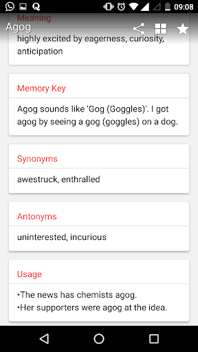 VoLT Vocabulary Builder - عکس برنامه موبایلی اندروید