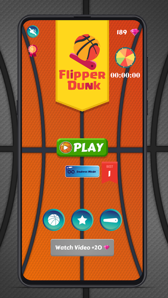 Flipper Dunk - Basketball - عکس بازی موبایلی اندروید