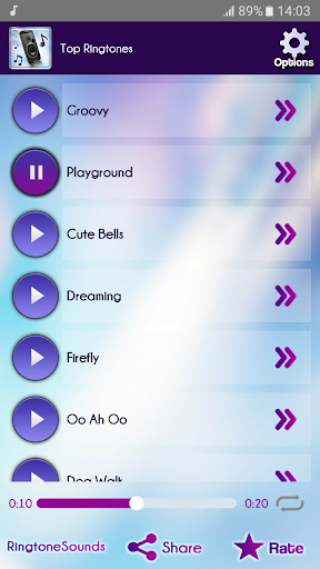 Ringtones for Android - عکس برنامه موبایلی اندروید