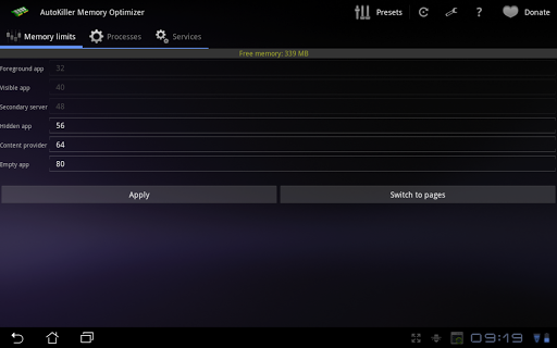 AutoKiller Memory Optimizer - Image screenshot of android app