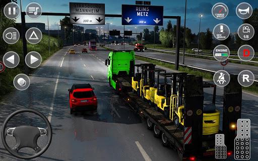 Euro Truck Transport Simulator - Gameplay image of android game