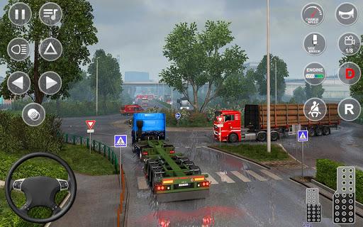 Euro Truck Transport Simulator - Gameplay image of android game