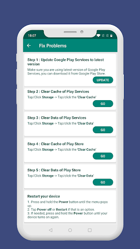 Fix Play Services 2020 (Update) - عکس برنامه موبایلی اندروید