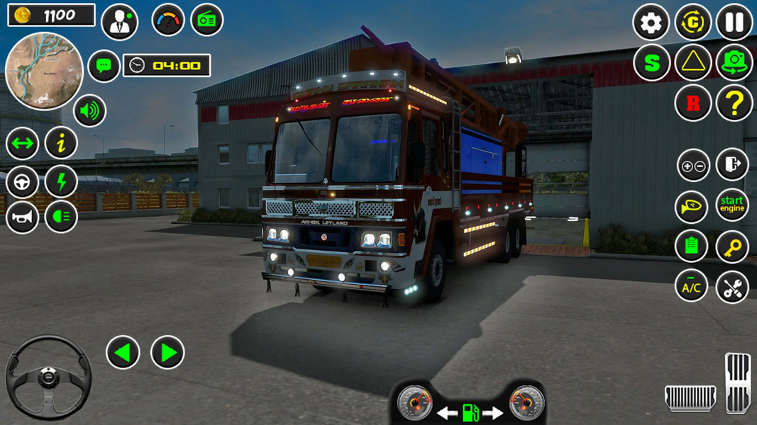 Indian Truck Driving Simulator - Gameplay image of android game