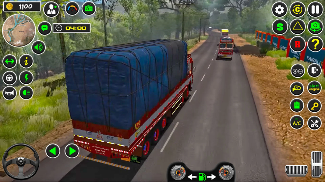 Indian Truck Driving Simulator - Gameplay image of android game