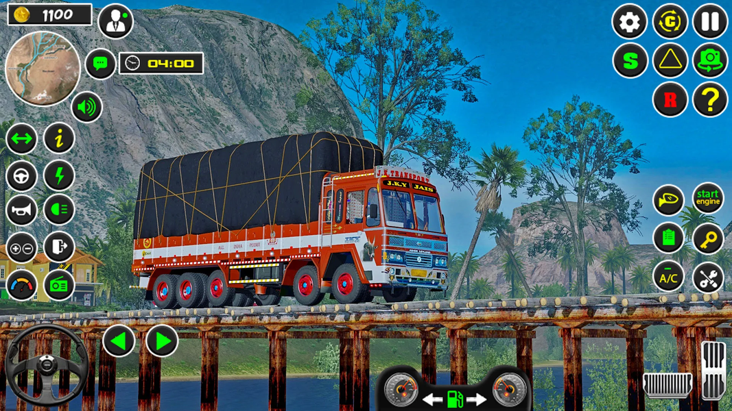 Indian Truck Driving Simulator - Gameplay image of android game