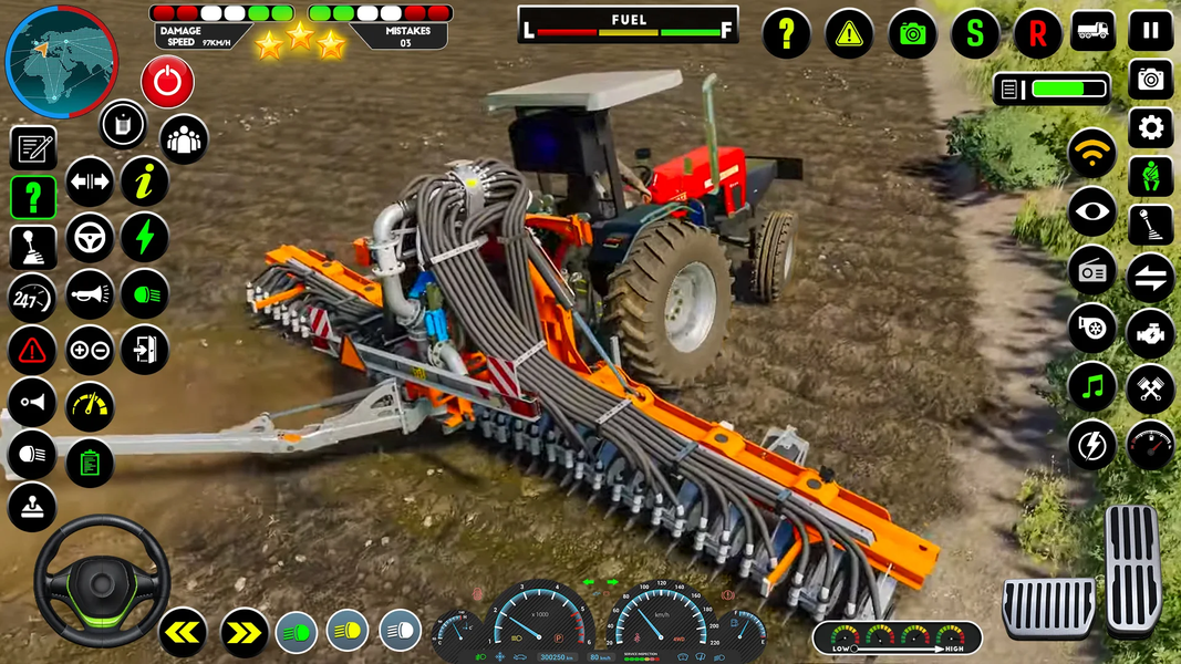 Indian Tractor Tochan Game 3d - Gameplay image of android game