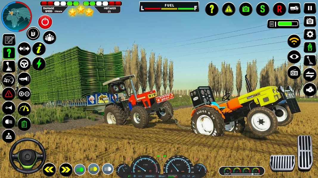 Indian Tractor Tochan Game 3d - Gameplay image of android game