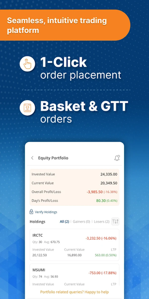 mStock: Demat & Stock Trading - Image screenshot of android app