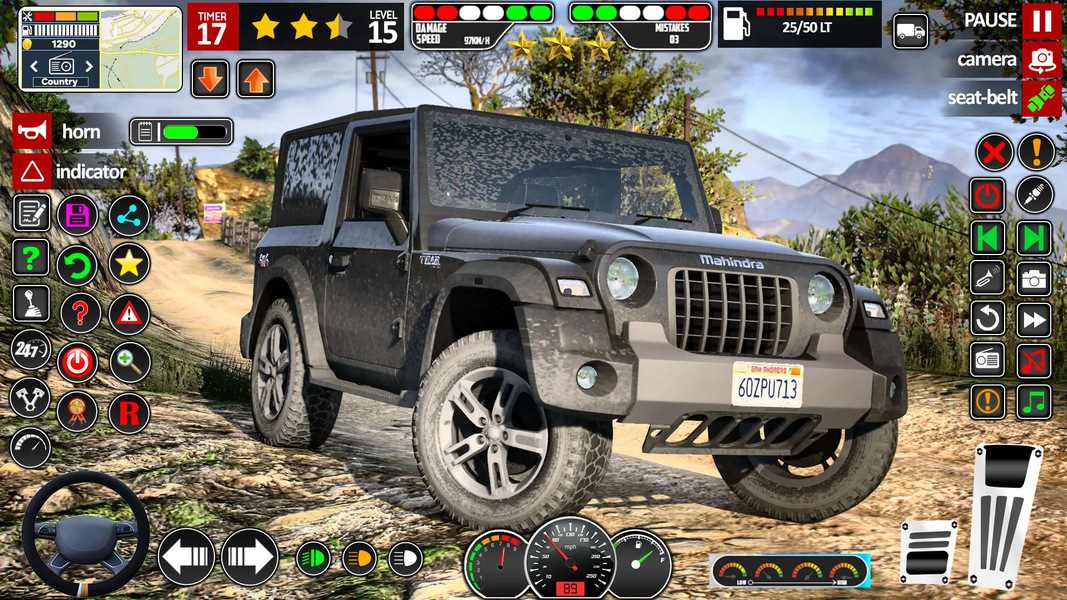 Jeep Game Offroad Thar Game - عکس بازی موبایلی اندروید