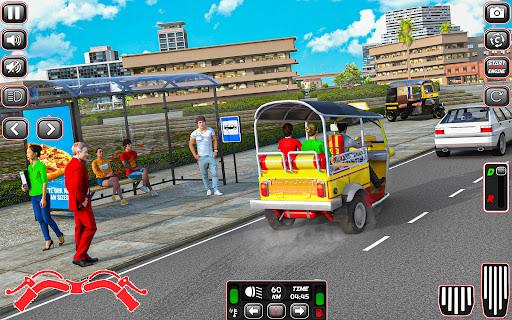 City Rickshaw Driving Games - Gameplay image of android game