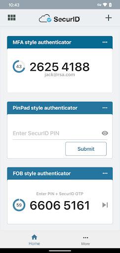 RSA Authenticator (SecurID) - Image screenshot of android app