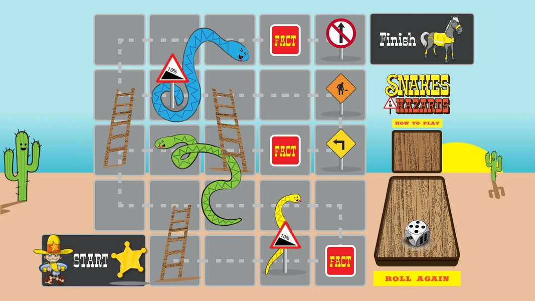 RSA Snakes & Hazards - عکس بازی موبایلی اندروید