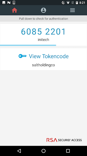 RSA SecurID Authenticate - Image screenshot of android app