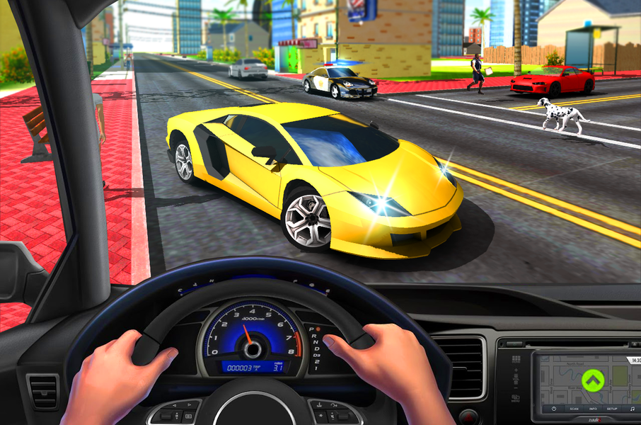Racing Car: Highway Traffic - Gameplay image of android game