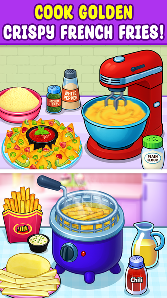 Kitchen Set Kids Cooking Games - عکس بازی موبایلی اندروید