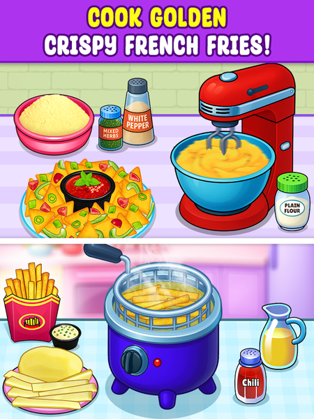 Kitchen Set Kids Cooking Games - عکس بازی موبایلی اندروید