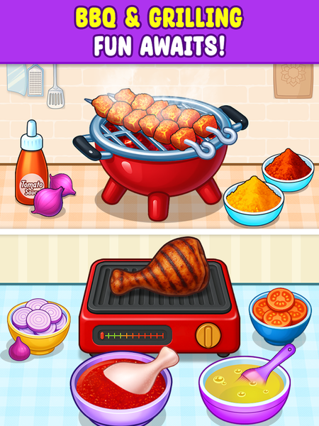 Kitchen Set Kids Cooking Games - عکس بازی موبایلی اندروید