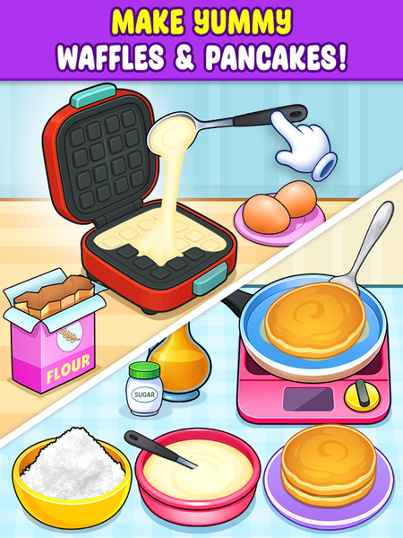 Kitchen Set Kids Cooking Games - عکس بازی موبایلی اندروید