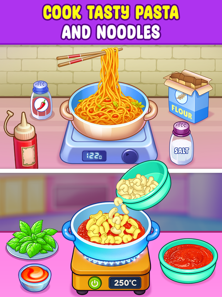 Kitchen Set Kids Cooking Games - عکس بازی موبایلی اندروید