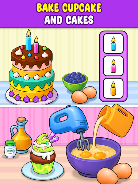 Kitchen Set Kids Cooking Games - عکس بازی موبایلی اندروید