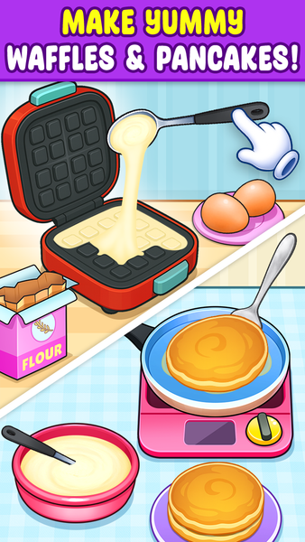 Kitchen Set Kids Cooking Games - عکس بازی موبایلی اندروید