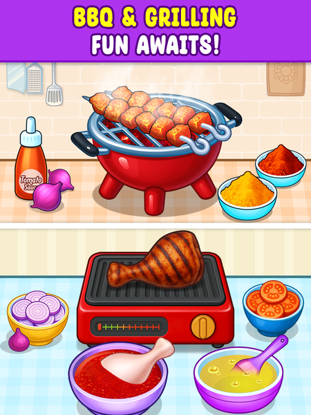 Kitchen Set Kids Cooking Games - عکس بازی موبایلی اندروید