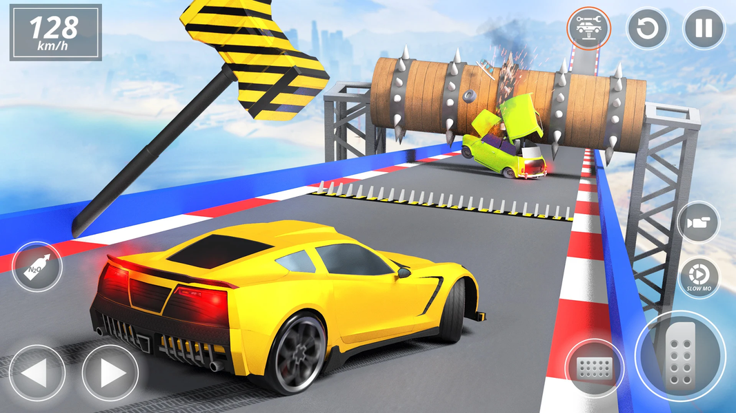 Crashing Car Simulator Game - Gameplay image of android game