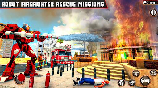 Emergency FireFighter Robot 3D - Image screenshot of android app