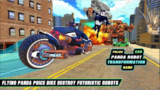 Police Panda Robot Game:Panda Robot Transformation - Gameplay image of android game
