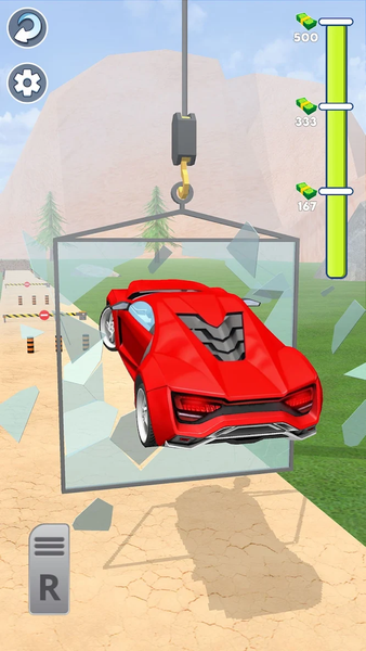 Car Crash Game: Smash Obstacle - Gameplay image of android game