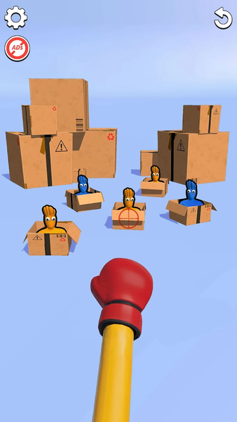 Punch to Smash: Rubber Arms - Gameplay image of android game