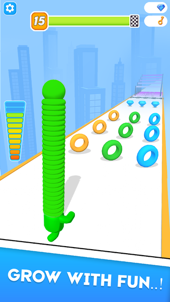 Tall Neck 3D Running Game - Gameplay image of android game