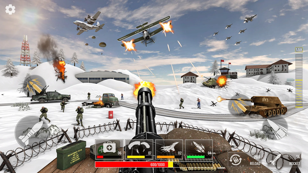 Fight World War Gun Games ۳D - عکس بازی موبایلی اندروید