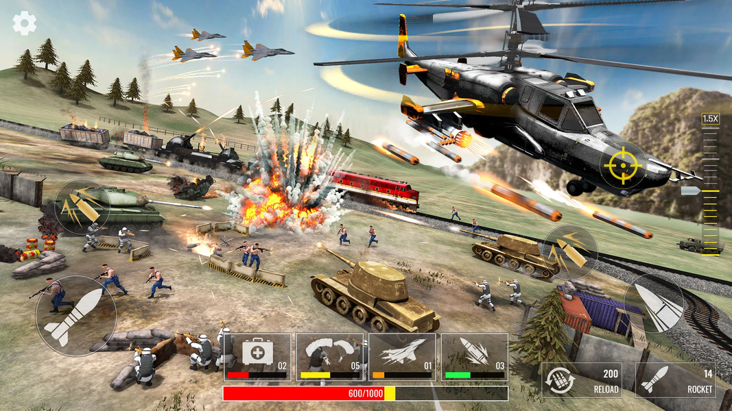 Fight World War Gun Games 3D - عکس بازی موبایلی اندروید