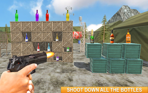 Bottle Shooter 3D Sniper: Jogos Online Grátis de Tiro em Garrafa - Ganhe  jogos de tiro em garrafa Desafio