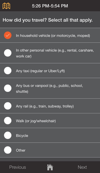 rMove®: Travel Survey - عکس برنامه موبایلی اندروید