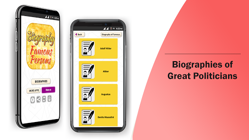 Biography of Famous People - Image screenshot of android app