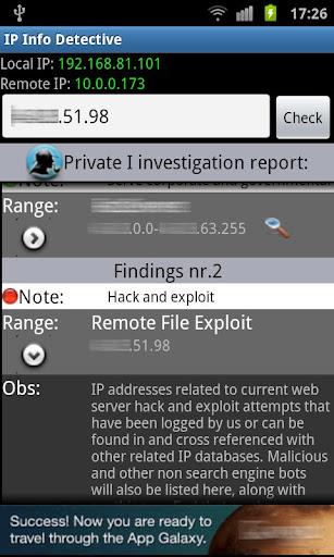 IP info Detective - Image screenshot of android app