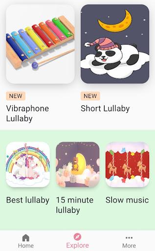 Lullabies Songs: Sleep Sounds - عکس برنامه موبایلی اندروید