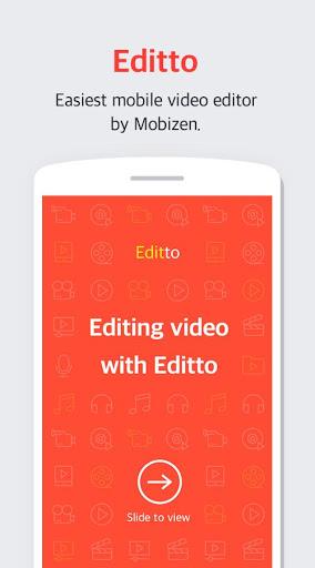 Editto - Mobizen video editor - عکس برنامه موبایلی اندروید
