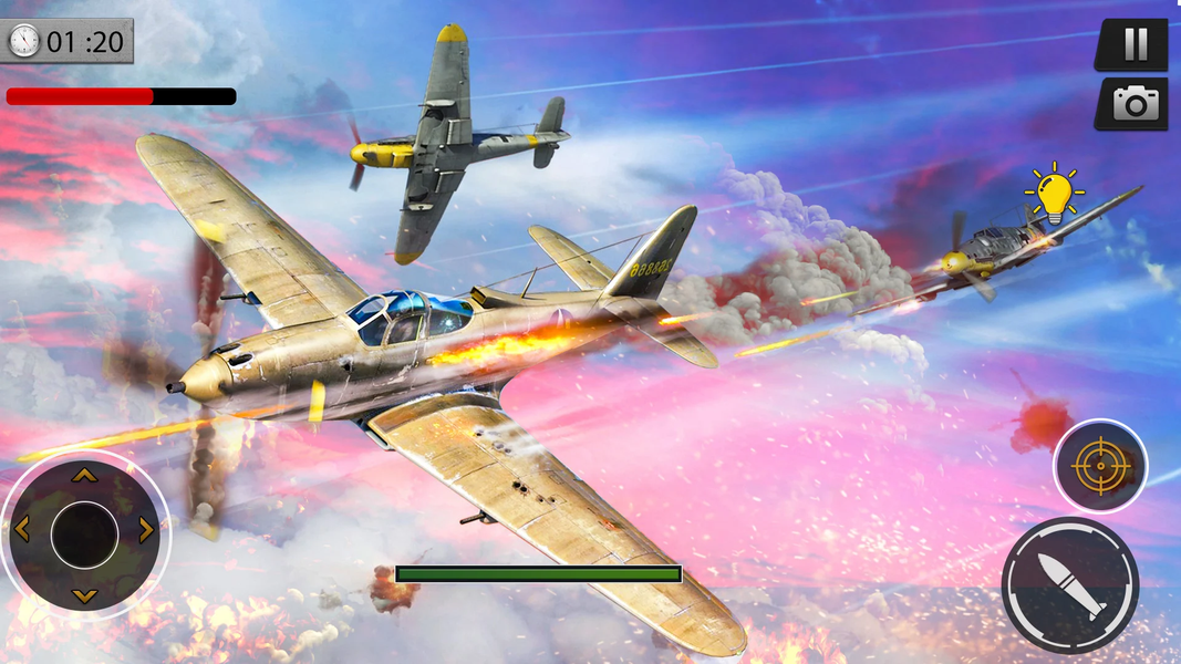 Modern combat jet warplanes - Gameplay image of android game