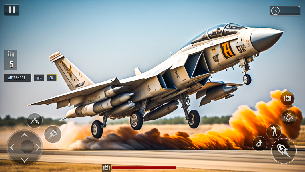 Modern combat jet warplanes - Gameplay image of android game