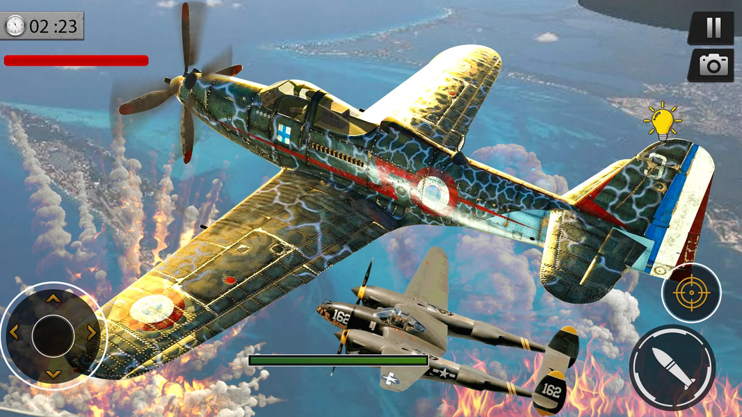 Modern combat jet warplanes - Gameplay image of android game