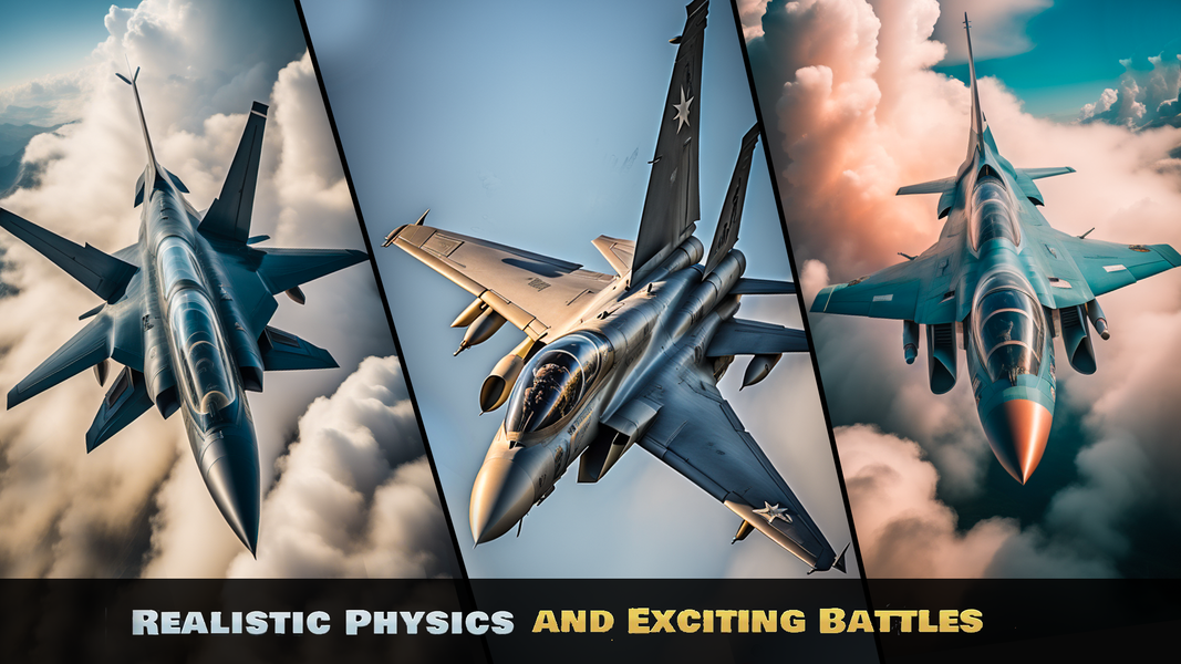 Modern combat jet warplanes - Gameplay image of android game
