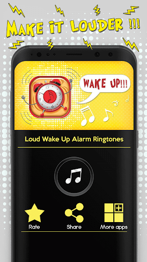 Loud Wake Up Alarm Ringtones - عکس برنامه موبایلی اندروید